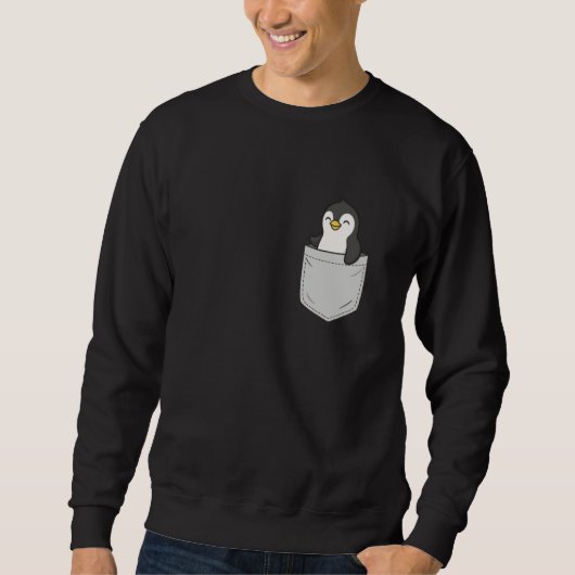 Sweatshirt Manchot en poche (Devant)