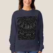 Sweatshirt Mandala Charcharbon (Devant)