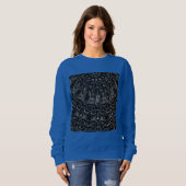 Sweatshirt Mandala Charcharbon (Devant entier)
