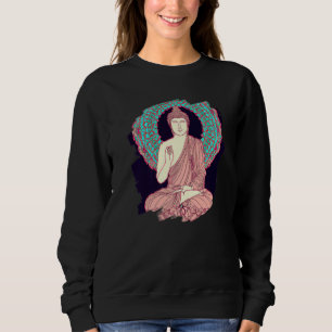 Sweatshirt Mandala de Bouddha Zen Style Asiatique Spirituel M