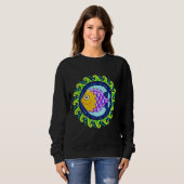 Sweatshirt Mandala de poisson (Devant entier)
