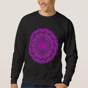 Sweatshirt Mandala Géométrie Sacrée Prana Yoga Mantra Om