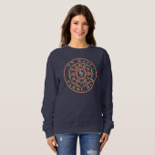 Sweatshirt Mandala Mantra (Devant entier)
