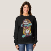 Sweatshirt Mandala Sloth 86 (Devant entier)