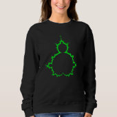 Sweatshirt Mandelbrot fractal pattern (Devant)