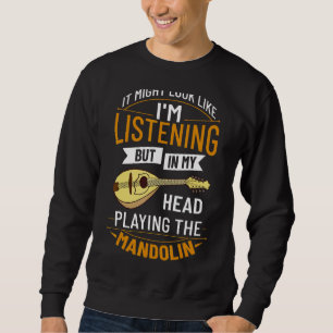 Sweatshirt Mandolin Instrument Music Player Débutant Leçon 1