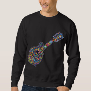 Sweatshirt Mandoline de mosaïque