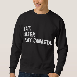 Sweatshirt "Mange, dort, joue au canasta" Chemise