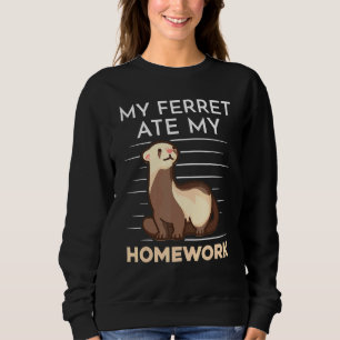 Sweatshirt Manger À La Maison Excusez Citation Pour Étudiant 