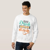SWEATSHIRT MANGER BOIRE ET REMERCIER (Devant entier)