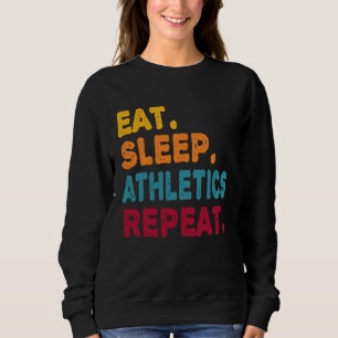 Sweatshirt Manger Dormir Athlétisme Répéter Garçons Hommes Fe
