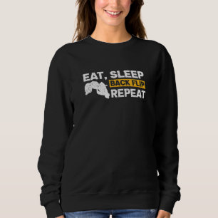 Sweatshirt Manger Dormir Back Flip Répéter Parkour Course Li