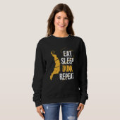 Sweatshirt Manger Dormir Dune Répéter Basketball (Devant entier)