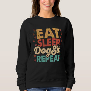 Sweatshirt Manger Dormir Répéter Animaux assis Animal Animaux