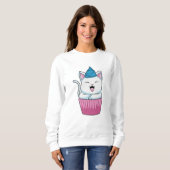 Sweatshirt Manger du muffin (Devant entier)
