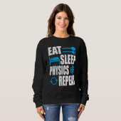 Sweatshirt Manger physique du sommeil Répéter la physique (Devant entier)