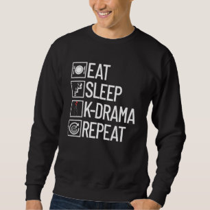 Sweatshirt Manger Sleep K Drama Répéter Kdrama Life Drama Cor