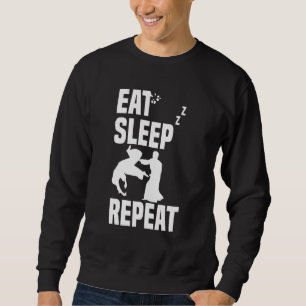 Sweatshirt Manger Sleep Kokyu Nage Aikido Répéter Aaikido Tec