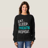 Sweatshirt Manger Théâtre du sommeil Répéter (Devant entier)