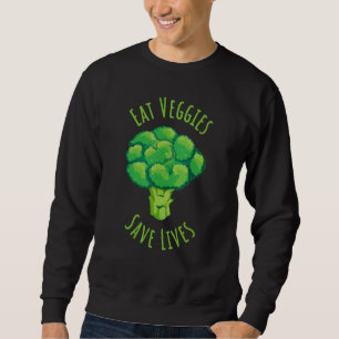 Sweatshirt Mangez des Légumes sauvez des vies Journée mondial
