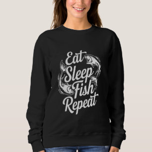 Sweatshirt Mangez du poisson endormi Répéter