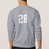 Sweatshirt Mangez le baseball du sommeil (Dos)