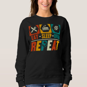 Sweatshirt Mangez Sleep Herpétologie Répéter Herping Zoologie