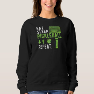 Sweatshirt Mangez Sleep Pickleball Répéter Funny Pickleball P