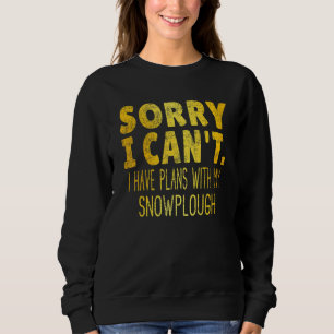 Sweatshirt Mangez Sleep Snowplow Répétez Gold Text Snow Plow