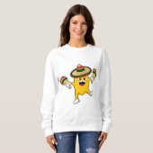 Sweatshirt Mango comme musicien avec Maraca (Devant entier)