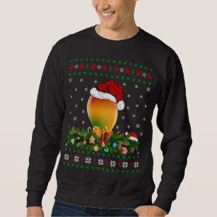 Sweatshirt Mango Fruit Lover Xmas Santa Hat Ugly Mango Christ
