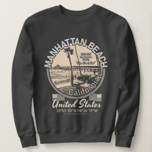 SWEATSHIRT MANHATTAN BEACH CITY - LOS ANGELES CALIFORNIE