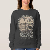 SWEATSHIRT MANHATTAN BEACH CITY - LOS ANGELES CALIFORNIE (Devant)