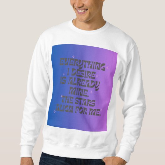 Sweatshirt Manifestation (Devant)