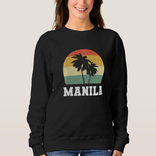 Sweatshirt Manila Coconut Tree Filipino (Devant)
