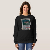 Sweatshirt Manquant Cool animal unique drôle grand requin bla (Devant entier)