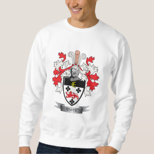 Sweatshirt Manteau de crête de famille des bras blanc
