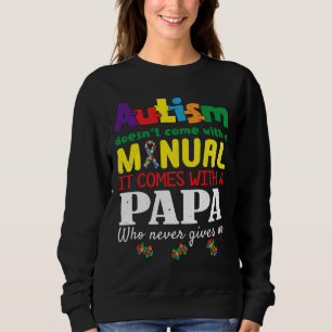 Sweatshirt Manual Papa Puzzle Special Autism Awareness