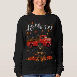 Sweatshirt Maple Rottweiler Feuille de chien automne automne
