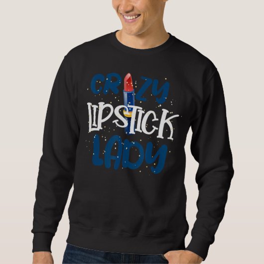 Sweatshirt Maquillage fou Lady Lipstick (Devant)