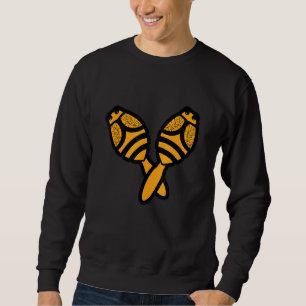 Sweatshirt Maracas Bee Mexique Musique latine Fiesta Percussi