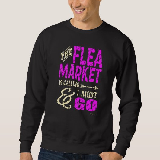 Sweatshirt Marché aux Puces Appelle (Devant)
