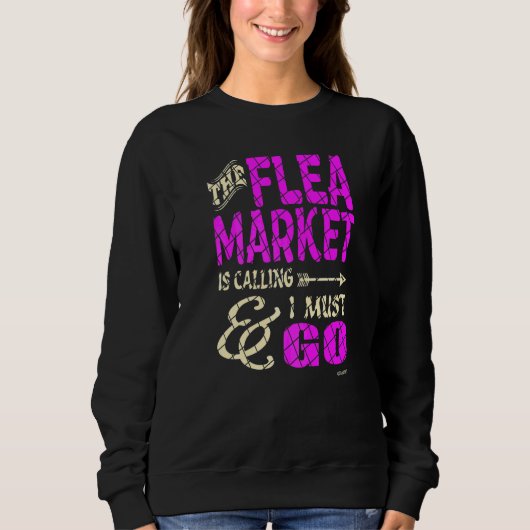 Sweatshirt Marché aux Puces Appelle (Devant)