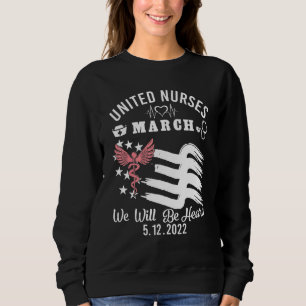 Sweatshirt Marche Des Infirmières Unis Nous Serons Entendus 1