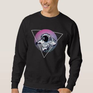 Sweatshirt Marche spatiale Astronaut Spaceman Lunar Galaxy A
