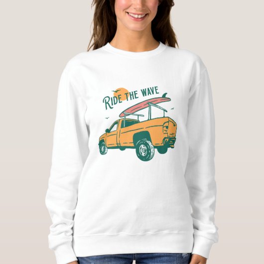 Sweatshirt Marcher la vague (Devant)