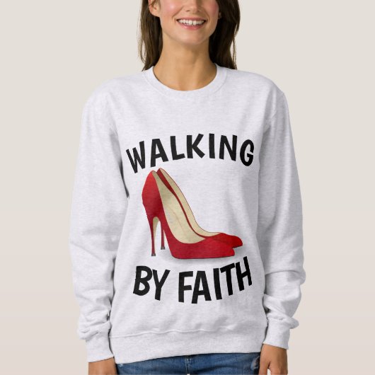 Sweatshirt MARCHER PAR FOI, Chaussures haute talon Christian (Devant)