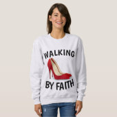 Sweatshirt MARCHER PAR FOI, Chaussures haute talon Christian (Devant entier)