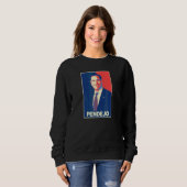 Sweatshirt Marco Rubio Pendejo Absent Ne Travaille Pas (Devant entier)