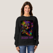 Sweatshirt Mardi Gras Beautiful Colorful (Devant entier)